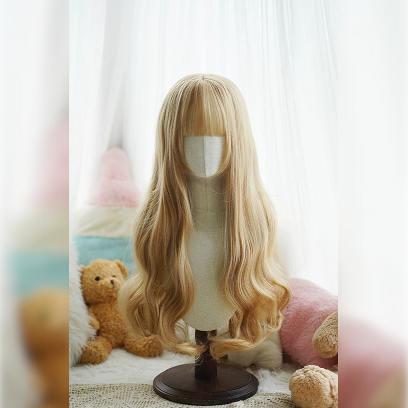 Maple Sugar Brown Lolita Curly Wig - Warm Autumn Tones for Gothic & Kawaii Fashion