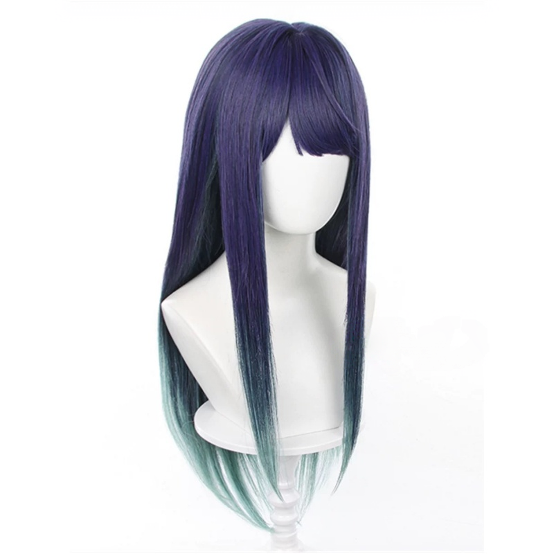 OshinoKoKurokawaAkaneLongStraightGradientCosplayWig_3