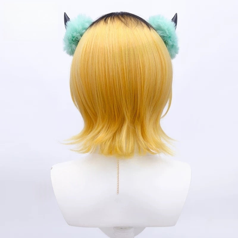 OshinoKoMemuChoBrownMixedBlondeCosplayWig_3
