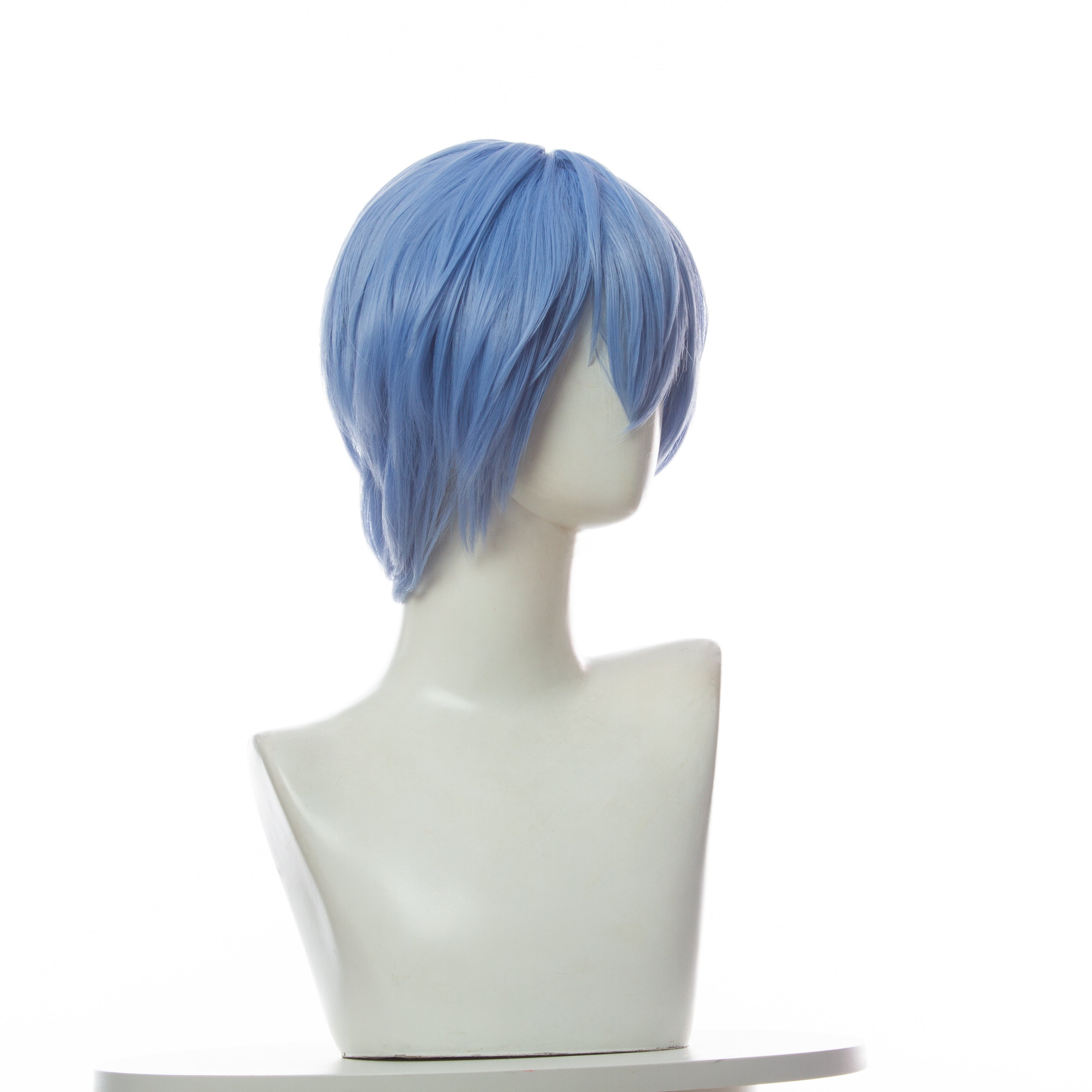 Short Light Blue Ayanami Rei Bob Cosplay Wigs