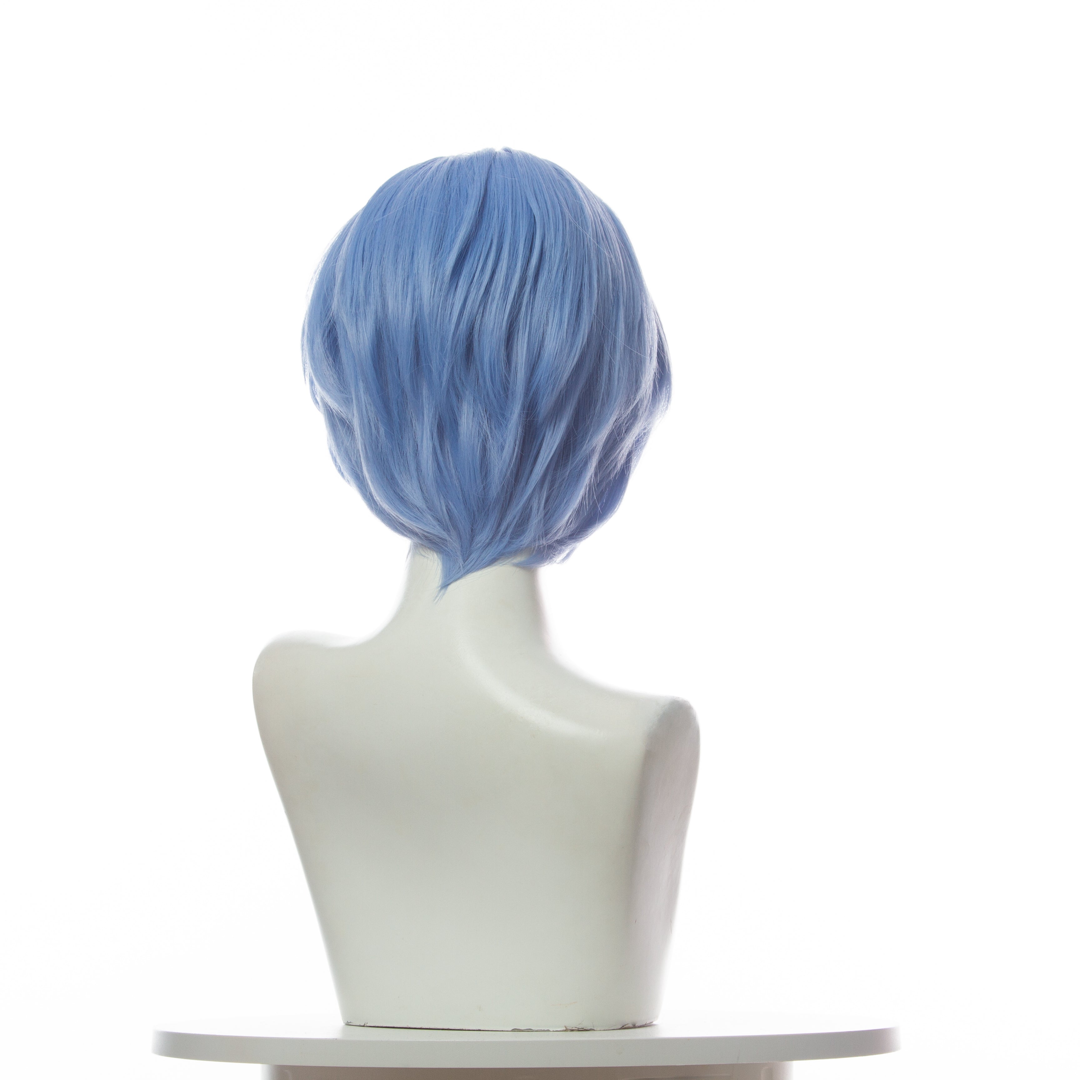Short Light Blue Ayanami Rei Bob Cosplay Wigs