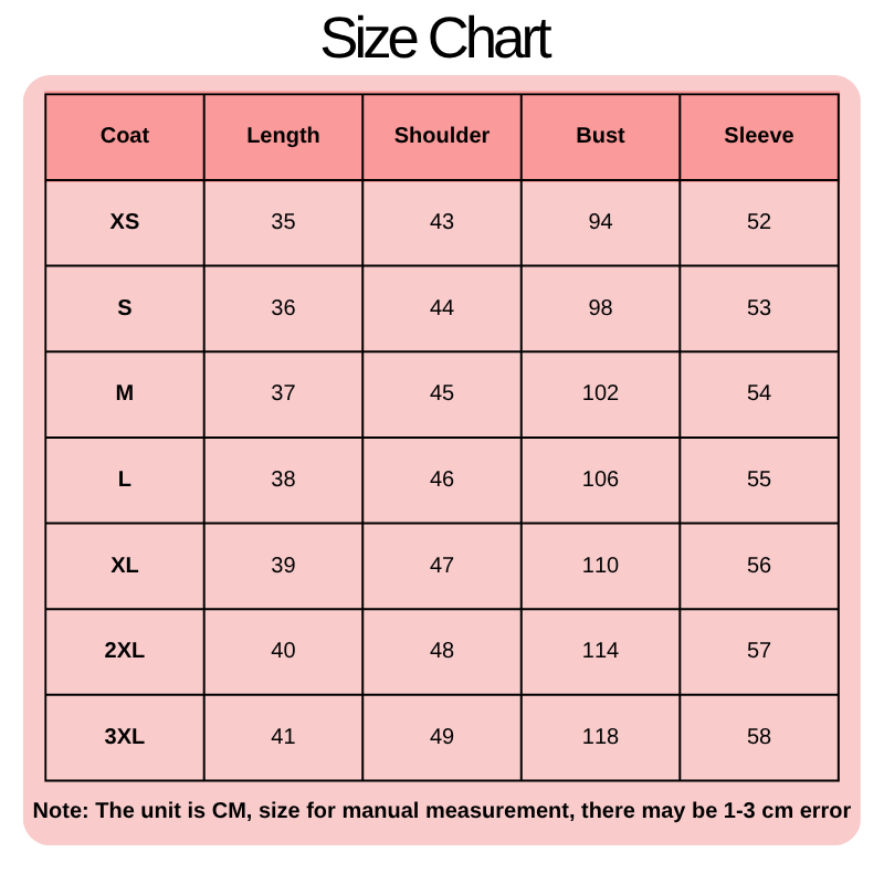 Size chart119