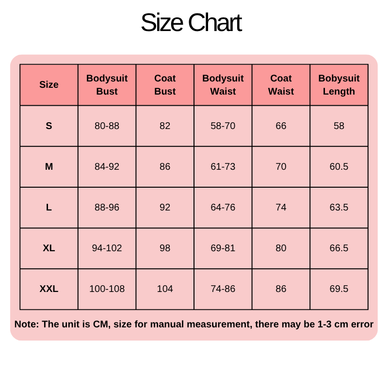 Size chart189