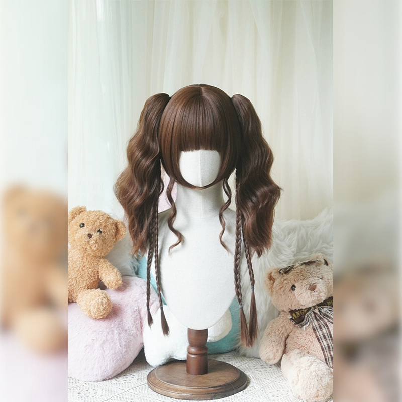 Smoky Caramel Balayage Wig - Toasted Blonde Tips for Retro Goth & Concerts