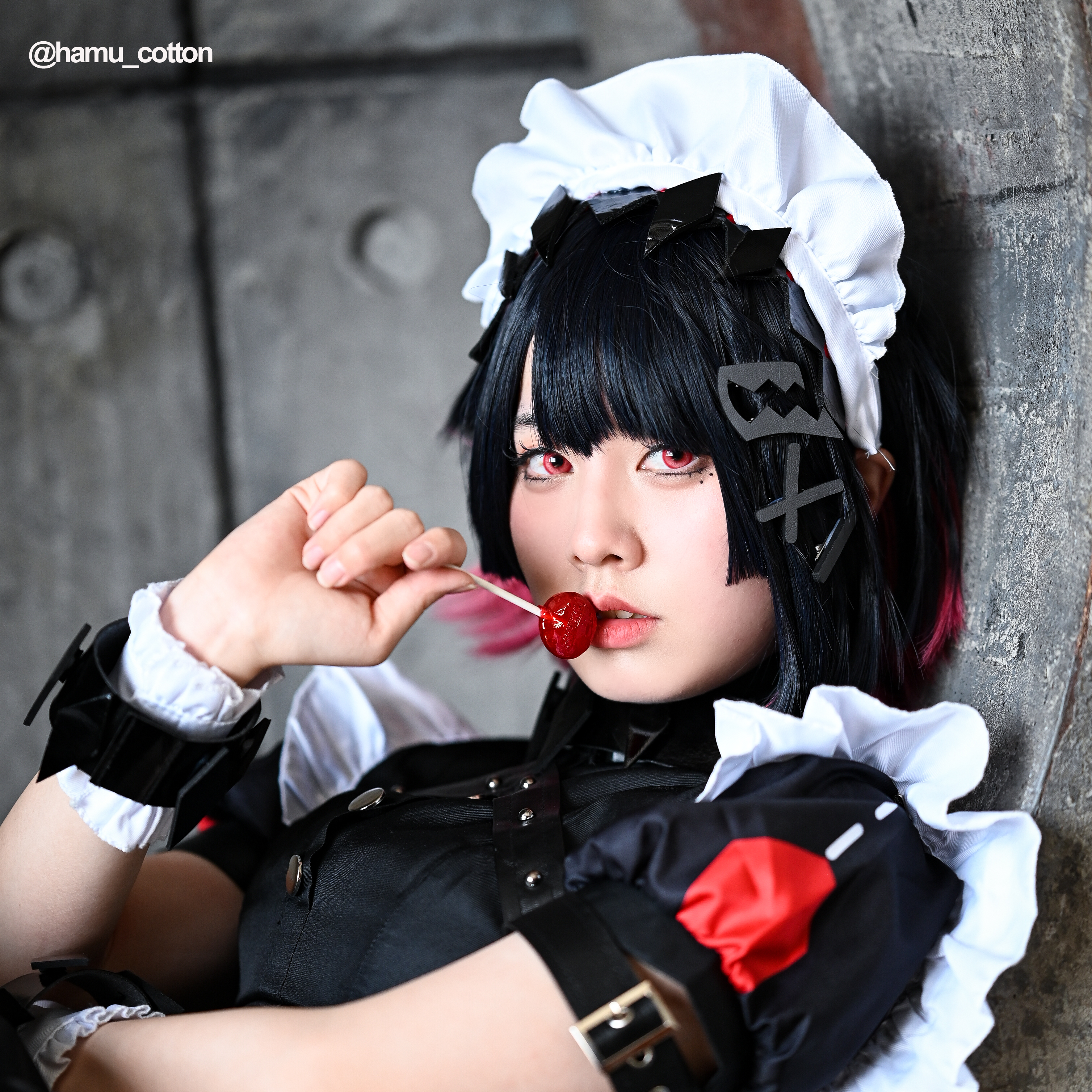 Zenless Zone Zero Ellen Joe Black Pink Short Cosplay Wigs