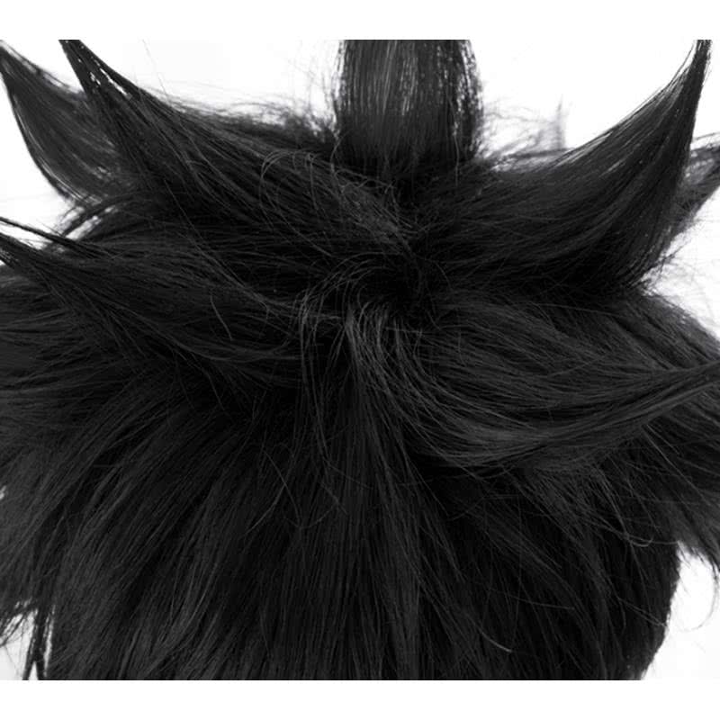 Anime A Certain Magical Index Kamijou Touma Short Black Men Cosplay Wigs - lemailwigs