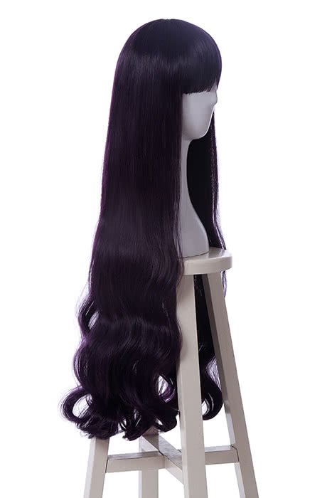 Anime Cardcaptor Sakura Daidouji Tomoyo Purple Curly Cosplay Wigs - lemailwigs