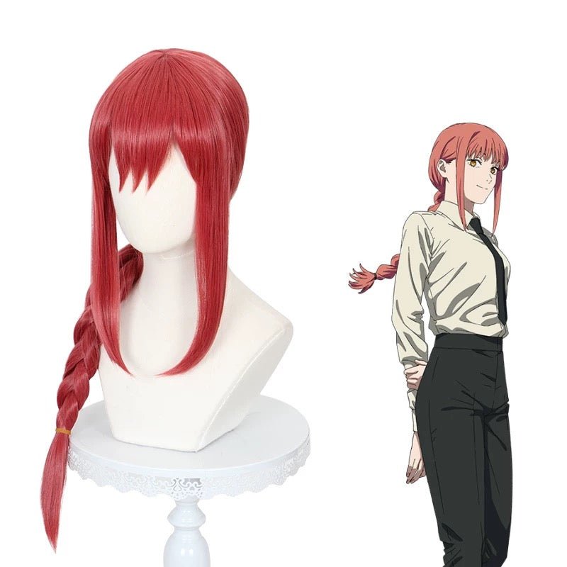 Anime Chainsaw Man Makima Long Cosplay Wig - lemailwigs