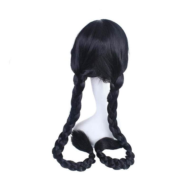 Anime Danganronpa Touko Fukawa Black Braid Cosplay Wigs - lemailwigs