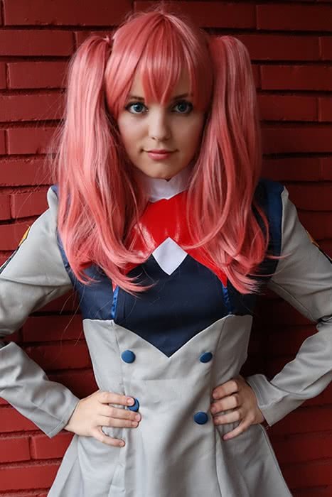 Anime DARLING in the FRANXX 390 Cosplay Wigs Orange - lemailwigs