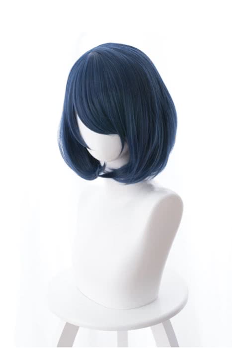 Anime Domestic na Kanojo Rui Tachibana Short Blue Cosplay Wigs - lemailwigs