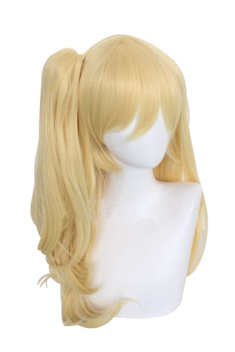 Anime Fairy Tail Lucy Heartphilia Long Straight Blonde Cosplay Wigs - lemailwigs