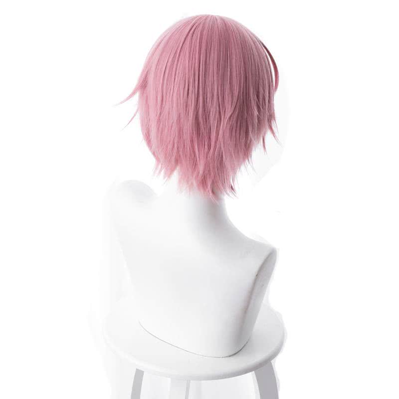 Anime Gotoubun no Hanayome Nakano Ichika Short Pink Cosplay Wigs - lemailwigs