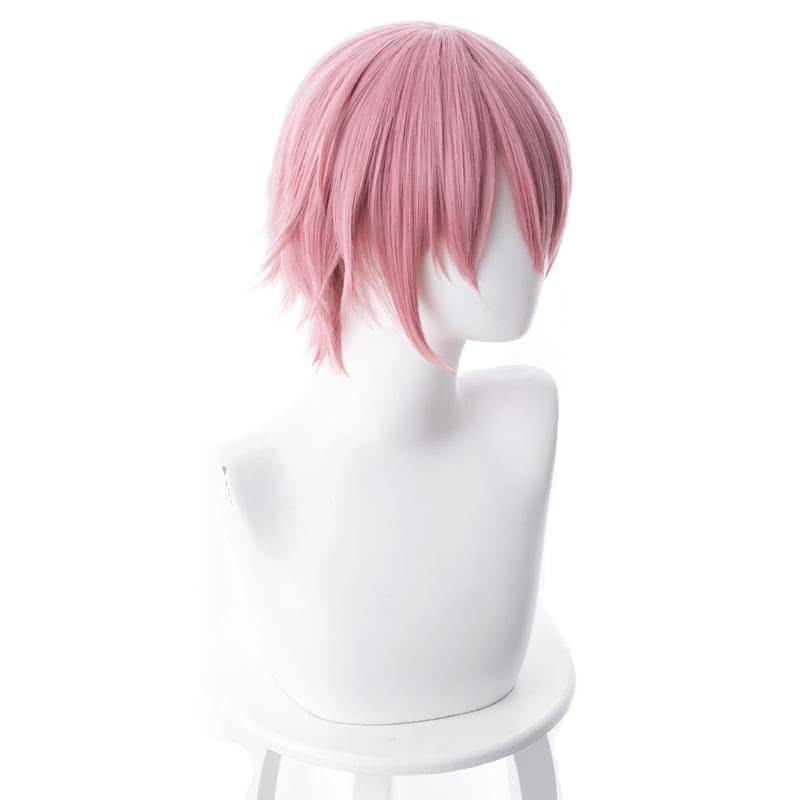 Anime Gotoubun no Hanayome Nakano Ichika Short Pink Cosplay Wigs - lemailwigs