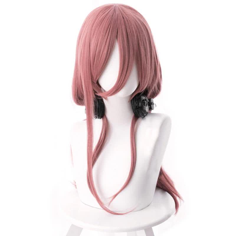 Anime Gotoubun no Hanayome Nakano Miku 60cm Long Straight Pink Cosplay Wigs - lemailwigs