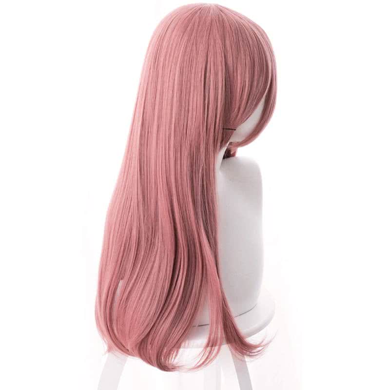 Anime Gotoubun no Hanayome Nakano Miku 60cm Long Straight Pink Cosplay Wigs - lemailwigs