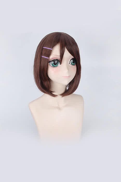 Anime K - ON! Yui Hirasawa Short Brown Cosplay Wig - lemailwigs