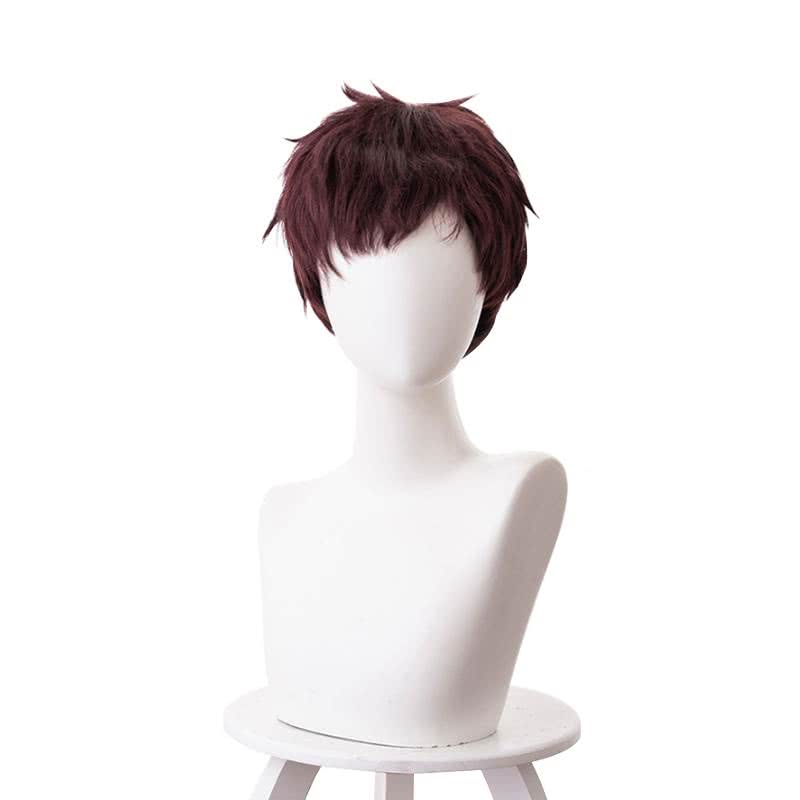 Anime Kai Chisaki Short Red Brown Men Cosplay Wigs - lemailwigs
