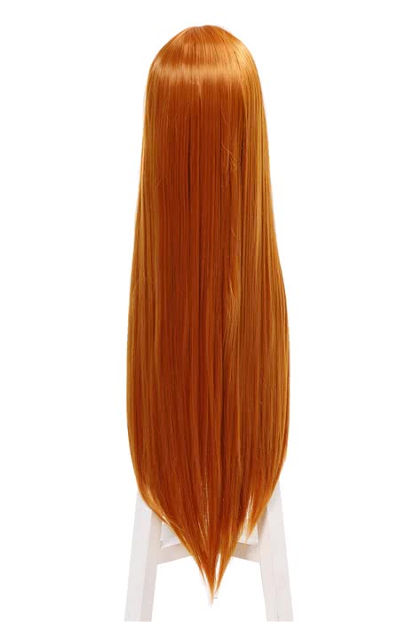 Anime Persona 5 Futaba Sakura 90cm Long Golden Straight Cosplay Wigs - lemailwigs