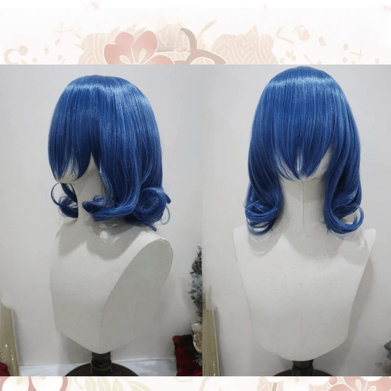 Anime Revue Starlight Kaoruko Hanayagi Blue Cosplay Wigs - lemailwigs