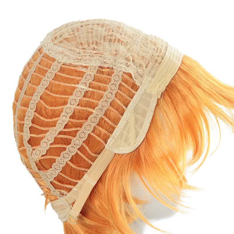 Anime The Promised Neverland Emma Short Curly Yellow Cosplay Wigs - lemailwigs
