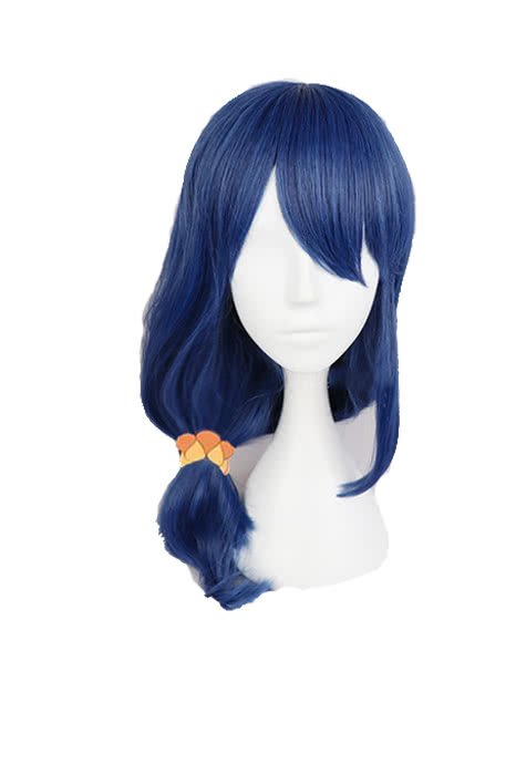 Anime Tsurezure Children Ayaka Kamine Dark Blue Cosplay Wig - lemailwigs