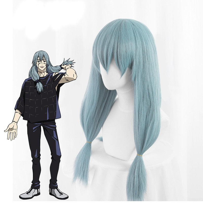 Lemailwig Jujutsu Kaisen Mahito Lake Blue Cosplay Wigs