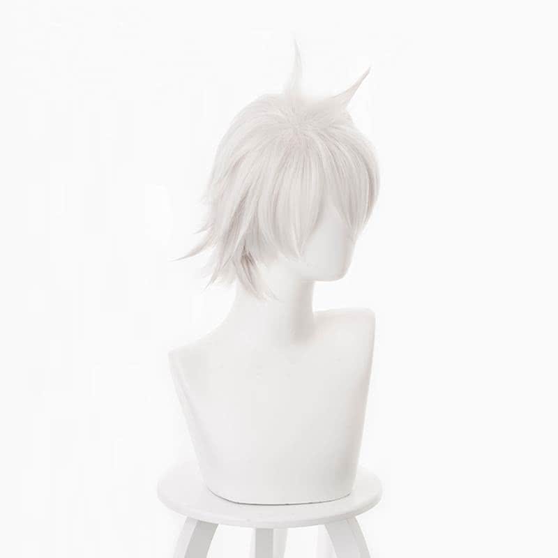 Arifureta Shokugyou de Sekai Saikyou Hajime Nagumo Short Light Grey Men Cosplay Wigs - lemailwigs