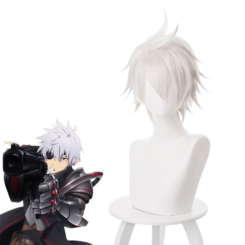 Arifureta Shokugyou de Sekai Saikyou Hajime Nagumo Short Light Grey Men Cosplay Wigs - lemailwigs