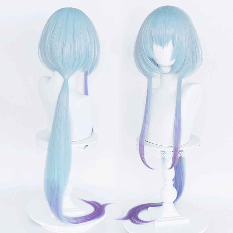 Arknight Mizuki Blue mix Purple Cosplay Wig - lemailwigs