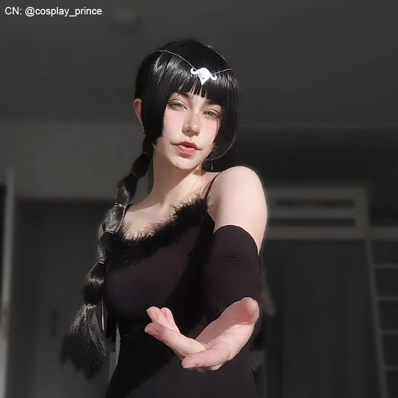 Baldur's Gate 3 ShadowHeart Black Cosplay Wig - lemailwigs