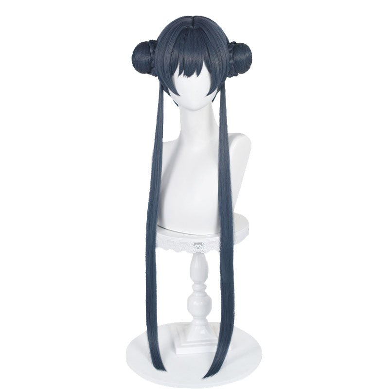 Blue Archive Kisaki Dark Blue Cosplay Wig - lemailwigs