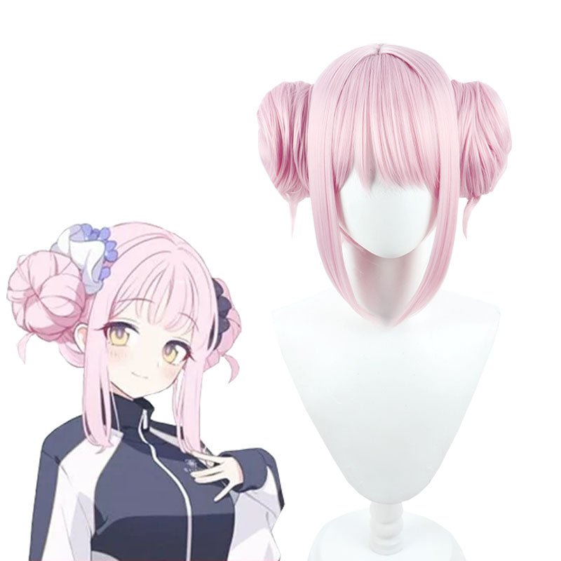 Blue Archive Misono Mika Pink Cosplay Wig - lemailwigs