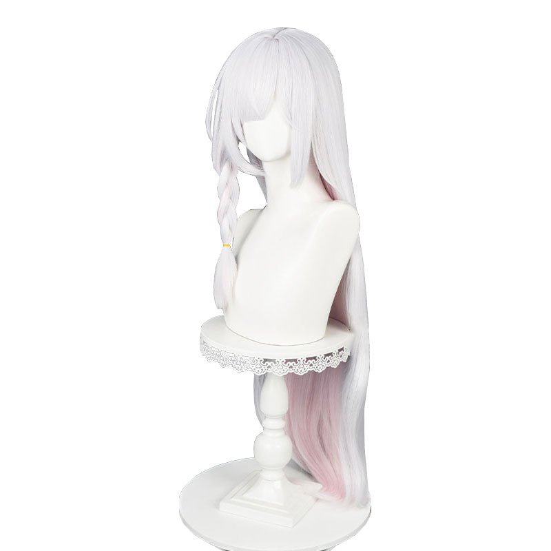 Blue Archive Plana Arona White Mixed Pink Cosplay Wig - lemailwigs