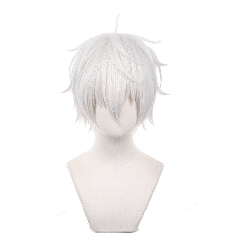 Blue Lock Seishiro Nagi Silver White Cosplay Wig - lemailwigs