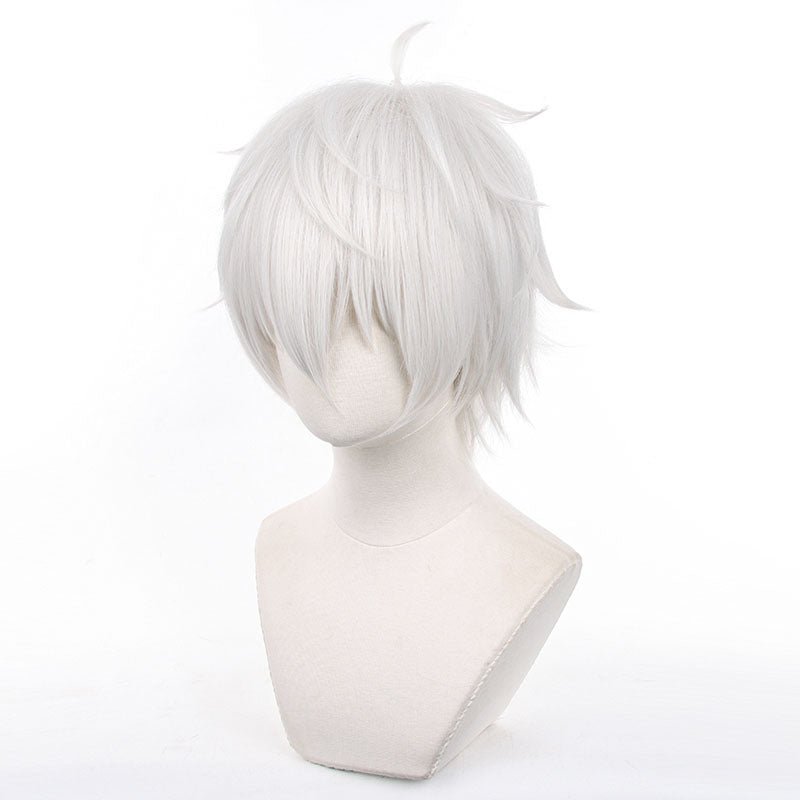 Blue Lock Seishiro Nagi Silver White Cosplay Wig - lemailwigs