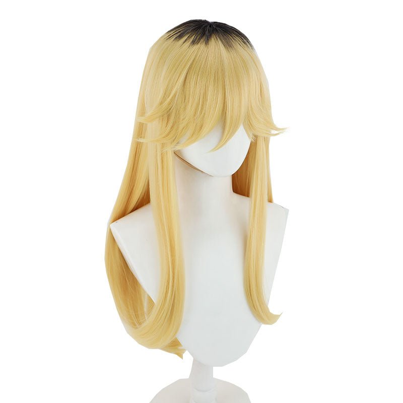 Call of the Night Kikyo Seri Blonde Mixed Black Cosplay Wigs - lemailwigs