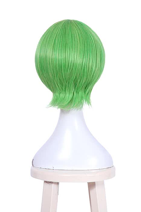 Cartoon Blue and Green Little Green Short Cosplay Wigs - lemailwigs