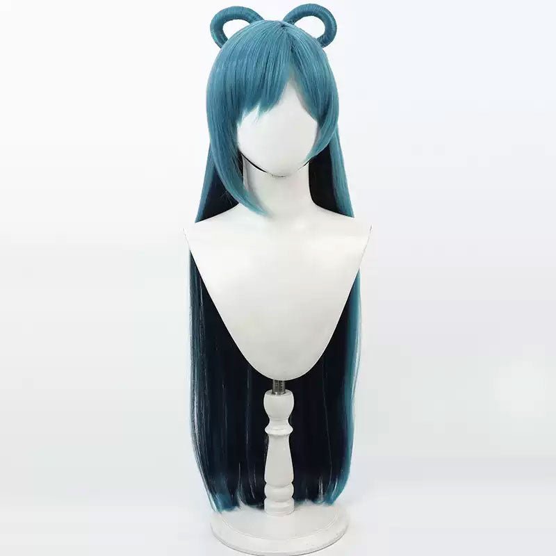 Chained Soldier Azuma Himari Blue Cosplay Wig - lemailwigs
