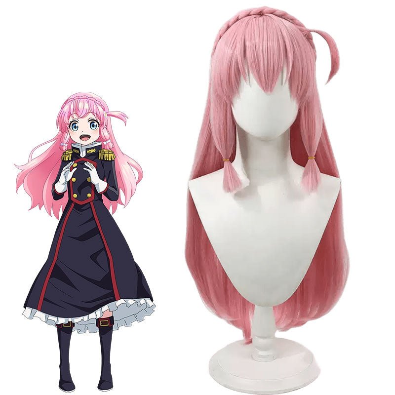 Chained Soldier Ōkawamura Nei Pink Long Cosplay Wig - lemailwigs