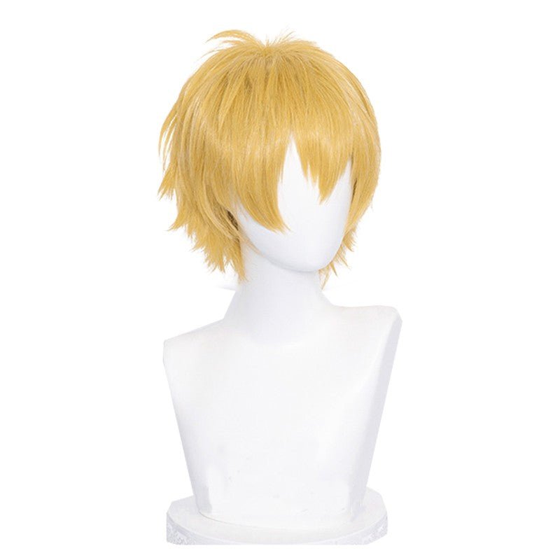 Chainsaw Man Denji Short Blonde Cosplay Wigs - lemailwigs
