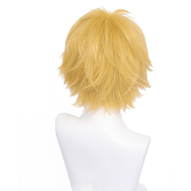 Chainsaw Man Denji Short Blonde Cosplay Wigs - lemailwigs