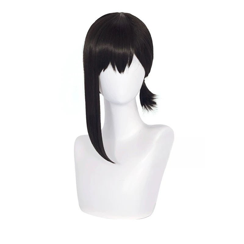 Chainsaw Man Kobeni Higashiyama Short Black Ponytail Cosplay Wigs - lemailwigs