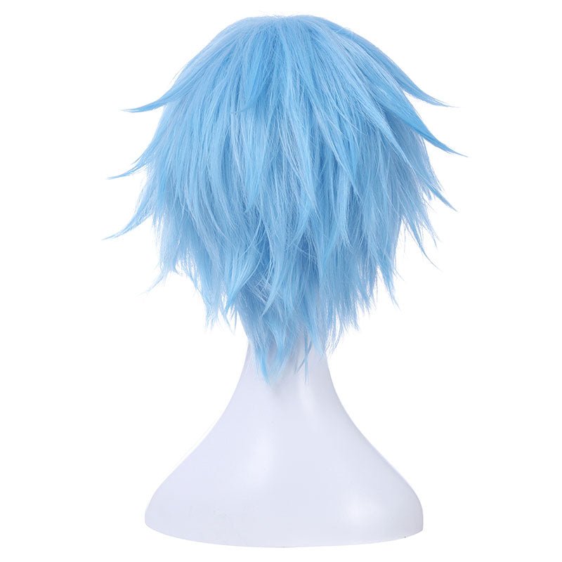 Classic Short Anime Cosplay Wigs - Blue - lemailwigs