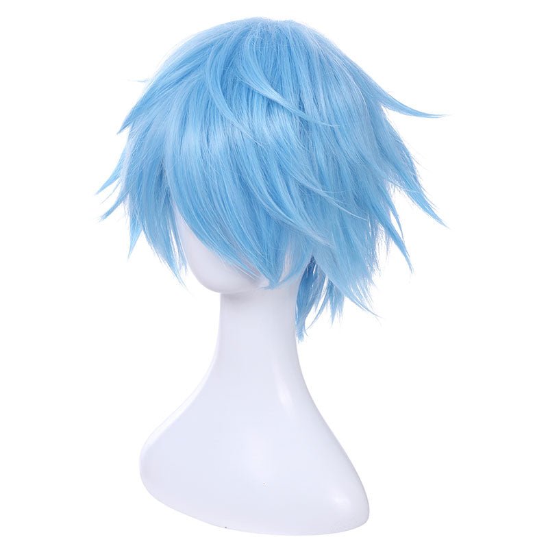 Classic Short Anime Cosplay Wigs - Blue - lemailwigs