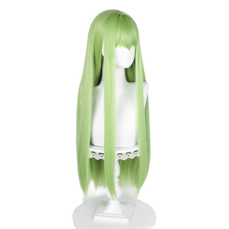 Code Geass C.C. Long Light Green Cosplay Wig - lemailwigs