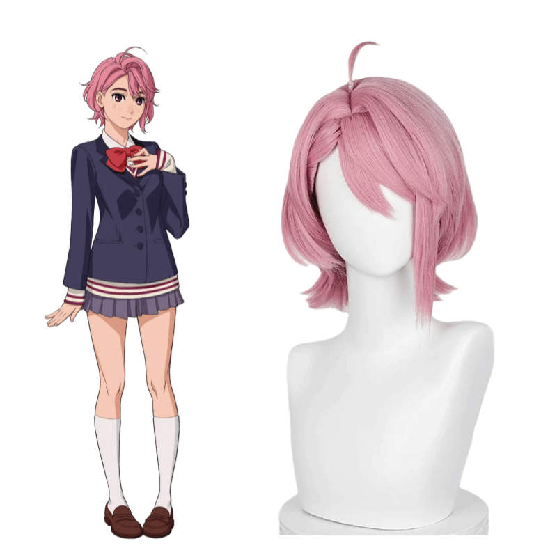 Dandadan Aira Shiratori Pink Cosplay Wig - lemailwigs