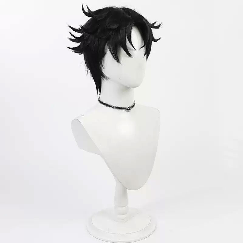 Dandadan Ken Takakura Black Cosplay Wig - lemailwigs