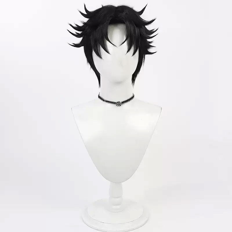 Dandadan Ken Takakura Black Cosplay Wig - lemailwigs