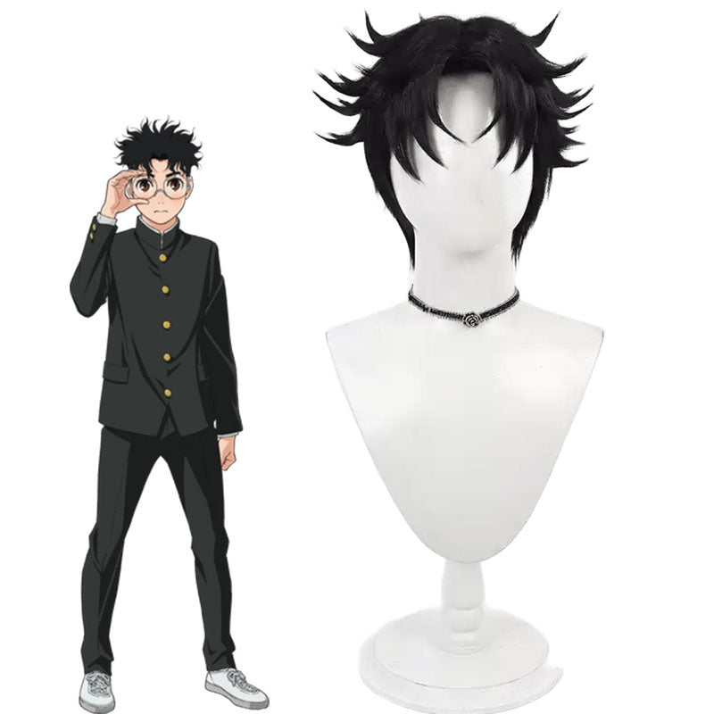 Dandadan Ken Takakura Black Cosplay Wig - lemailwigs